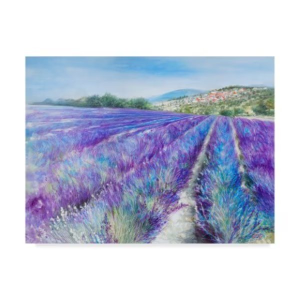 Li Bo 'Lavender 4' Canvas Art, 18x24, Trademark Fine Art, Mfr#: ALI42143-C1824GG